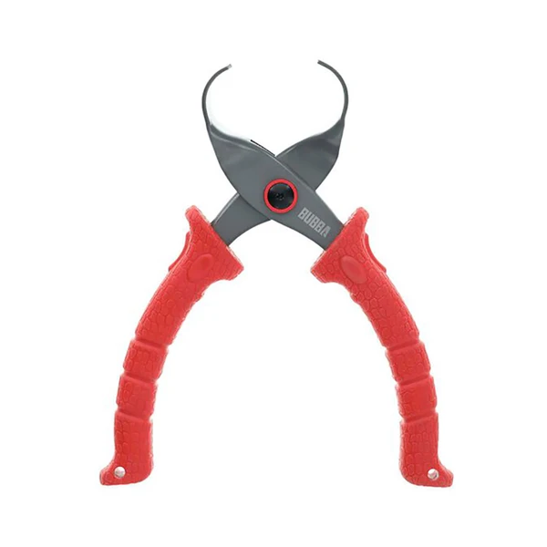 Bubba Blade Skinning Pliers open front view highlighting spring-loaded design and non-slip grip