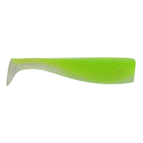 No Live Bait Needed Paddle Tails color Limesider 