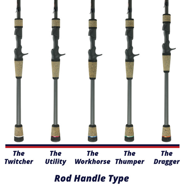 FishUSA Flagship Elite Casting Rod handle type chart