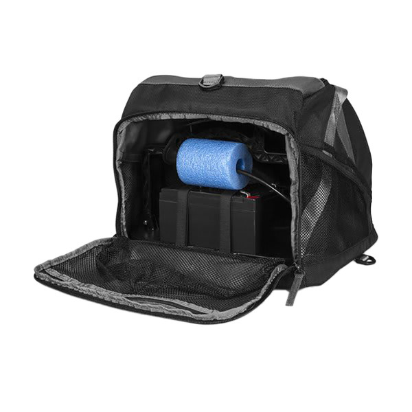Garmin Large Portable Ice Fishing Kit with carrying case and transducer
