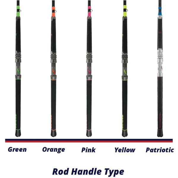 Catch The Fever HellCat Revenge Spinning Rod handle comparison chart