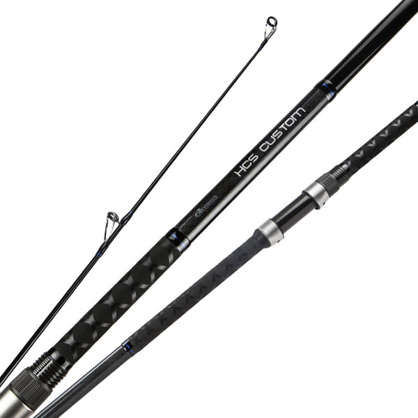 Okuma HCS Custom Surf Spinning Rod tip guides handle and seat 