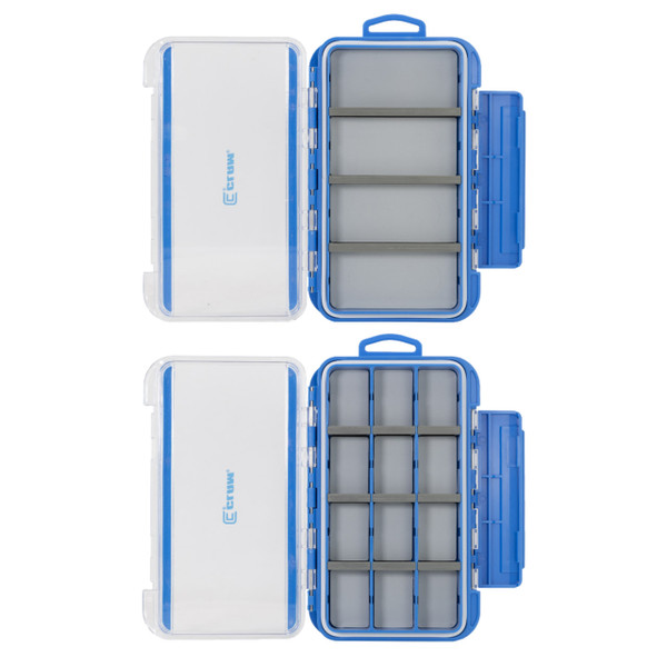 Clam HD Dual Sided Tackle Box Magnetic model top and bottom open