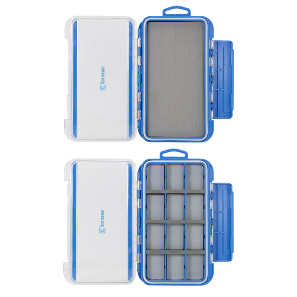 Clam HD Dual Sided Tackle Box Magnetic/Foam model top and bottom open