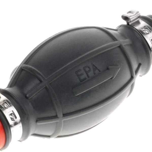 Boating Essentials Gen III Universal Fuel Primer closeup of primer bulb