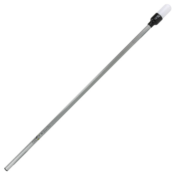 Firefly Marine Jr. Series Extendable Stern Light in silver, featuring a retractable carbon fiber pole and anti-glare lens