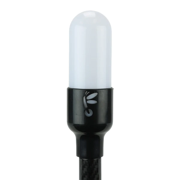 Firefly Marine Jr. Series Extendable Stern Light close-up of refracting lens that reduces glare while maintaining brightness