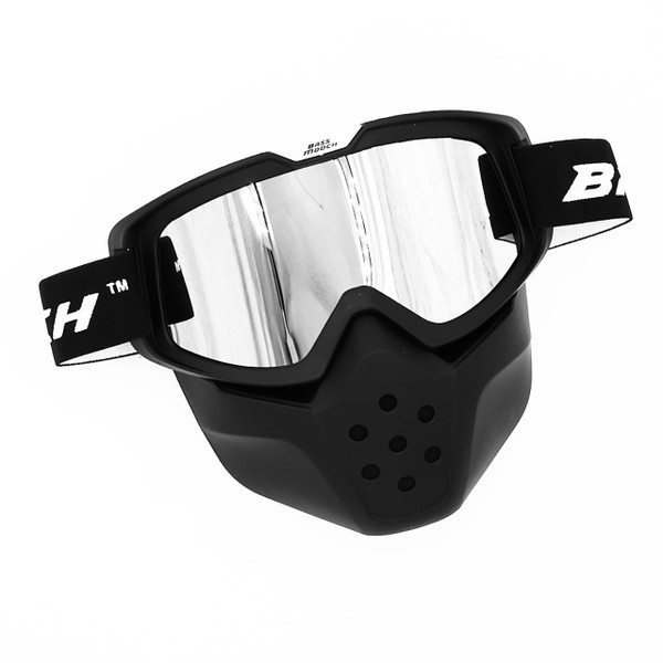 Bassmooch M5 Tournament Face Mask color Black