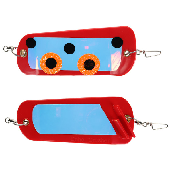 Ice Strong Coho Crusher Flasher color Red Dots 
