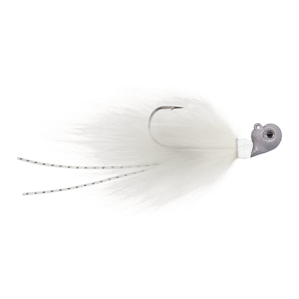 Duckett Fishing Sway Hair Jig color White
