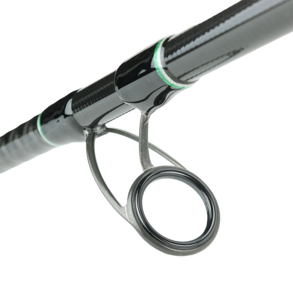 Daiwa Blackline XT Spinning Surf Rods close up of first guide