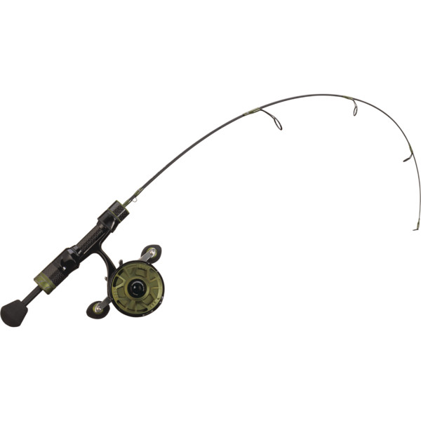 13 Fishing Surge Ice Fishing Combo showing flexibilty