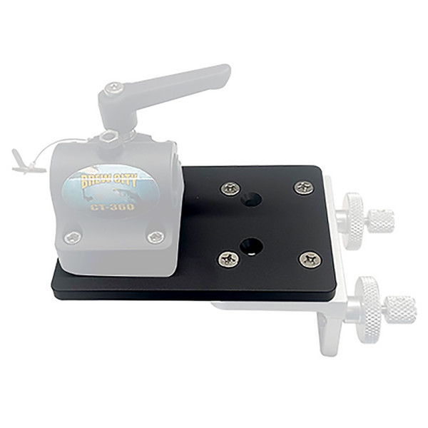 Brew City Extension Plate #000-1008 top angle assembled with track and CT360 base not included