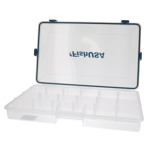 FishUSA Flagship Large Waterproof Tackle Box open