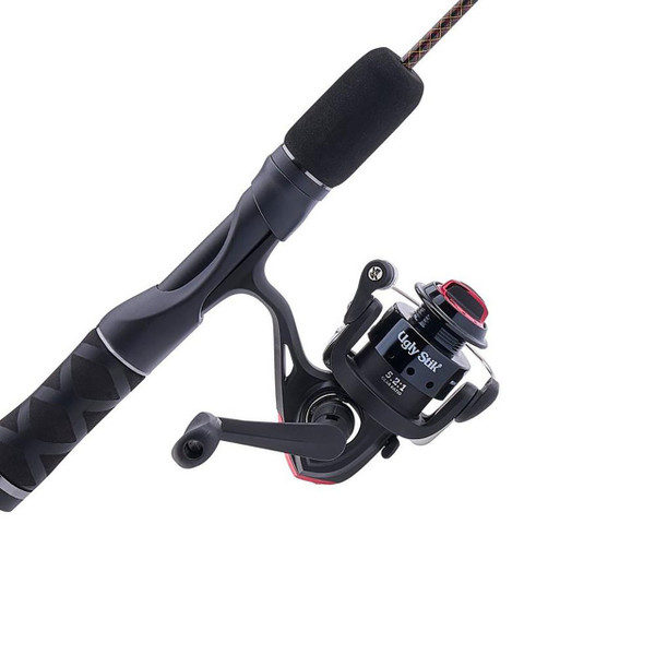 Shakespeare Ugly Stik GX2 Ice Combo close up of reel