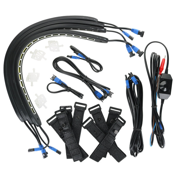 Otter Portable LED Light Kit 4 pack with all included hardware
