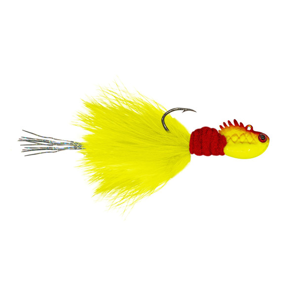 1Standard Fishing Minno4 Hair Jig color Red Charty