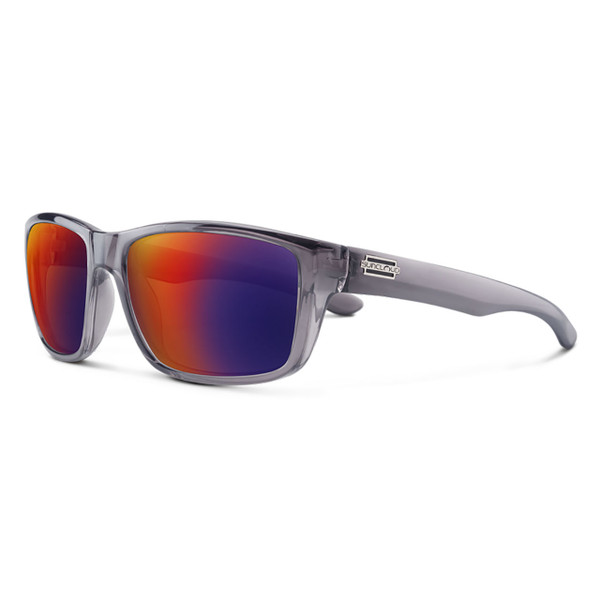 Suncloud Eyewear Mayor Polarized Sunglasses Transparent Gray - Polarized Plasma Mirror