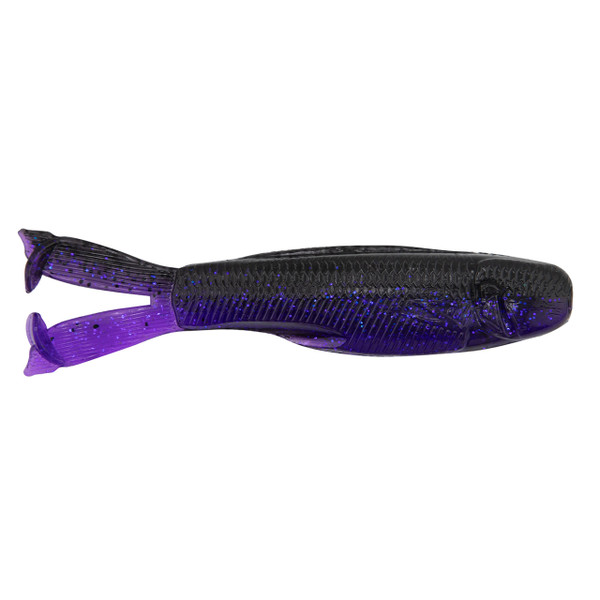 Z-Man Diezel KickerZ Soft Swimbait color Purple Demon