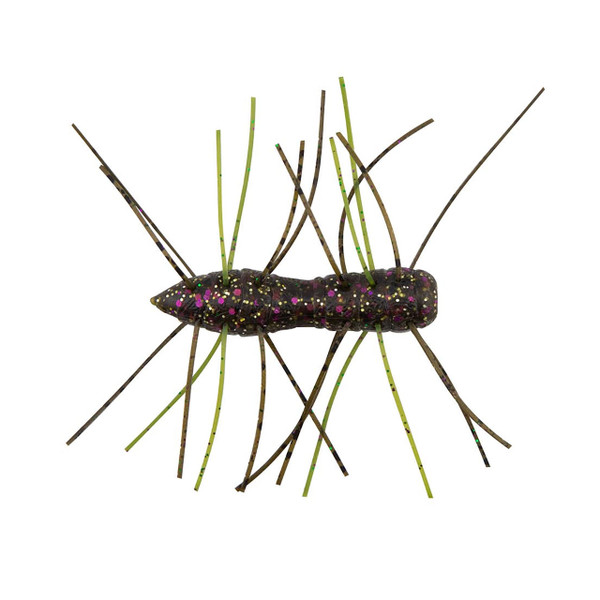 Z-Man Fuzzy BugZ Soft Bait color Green Pumpkin Goby