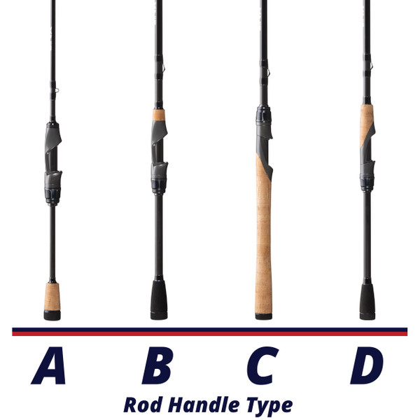 13 Fishing Jinx Spinning Rod handle comparison chart