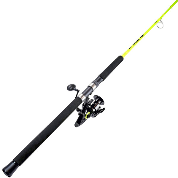Okuma Cat Slayer Baitfeeder Spinning Combo model CSB762MH-6000NY	color Neon Yellow