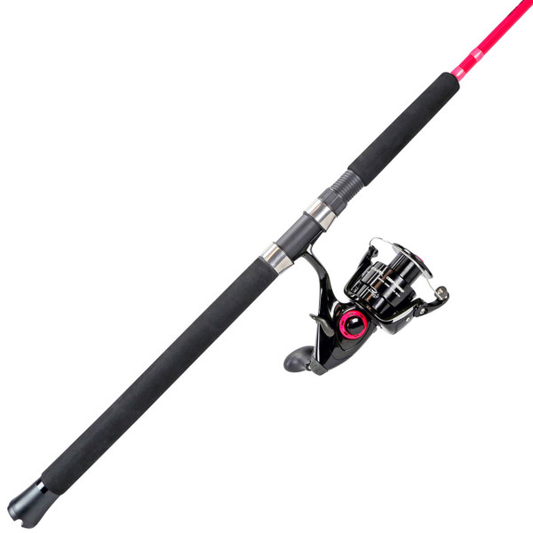 Okuma Cat Slayer Baitfeeder Spinning Combo model CSB762MH-6000NP color Neon Pink