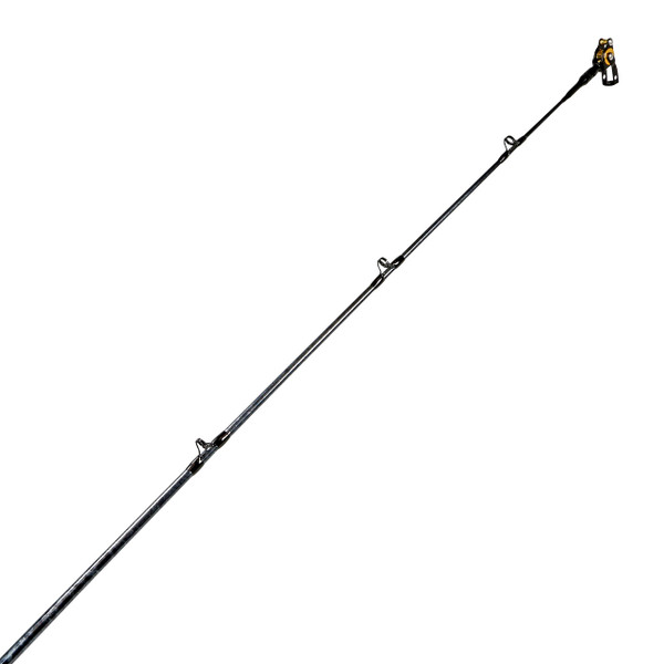 Okuma Diamond Elite Trolling Rod model DME-WL-862MHa showing swivel roller tip top only on models with "WL" in model name