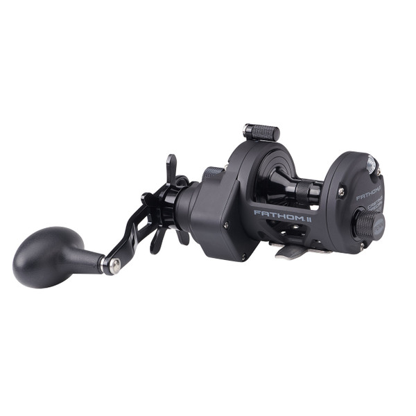 Penn Fathom II Special Star Drag Conventional Reel model FTHII15SDCS opposite side of handle