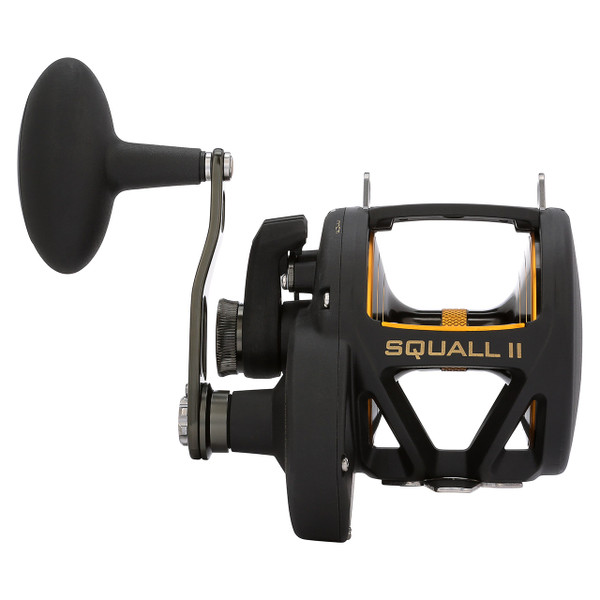 Penn Squall II Lever Drag Conventional Reel model SQLII50LD front view of reel