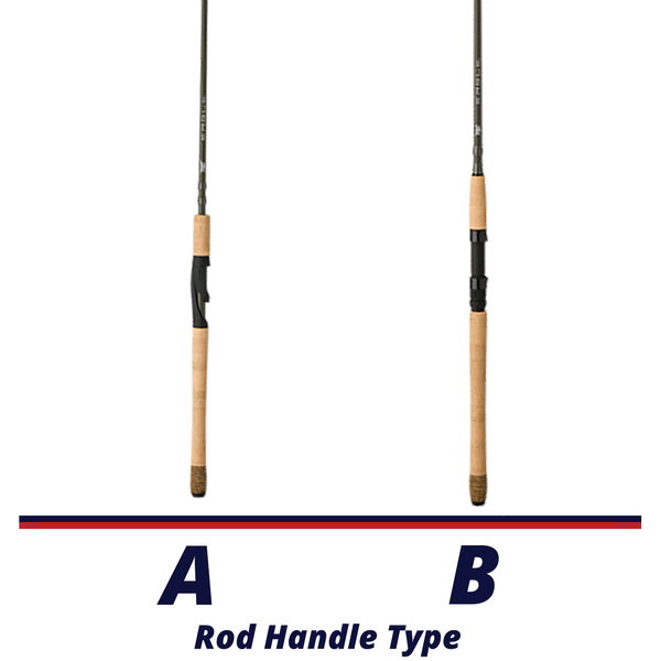 Fenwick Eagle Inshore Spinning Rod handle comparison chart
