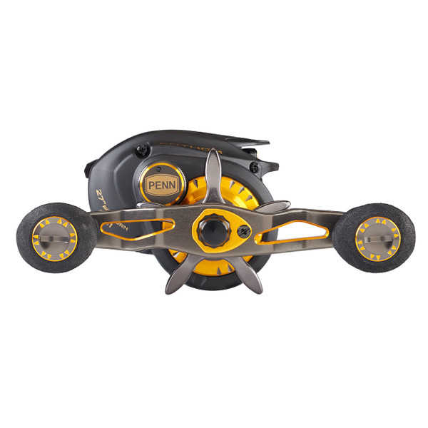 Penn Fathom Low Profile Casting Reel model FTH200LP handle A side view of handle