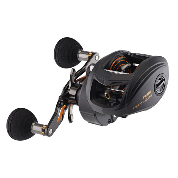 Penn Fathom Low Profile Casting Reel model FTH400LP handle B opposite side of handle