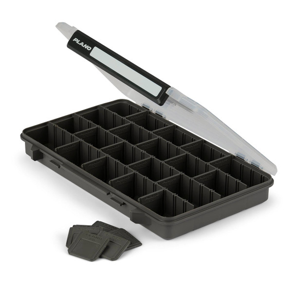 Plano StowAway Tackle Box size 3700 image open side view with removable divider slots