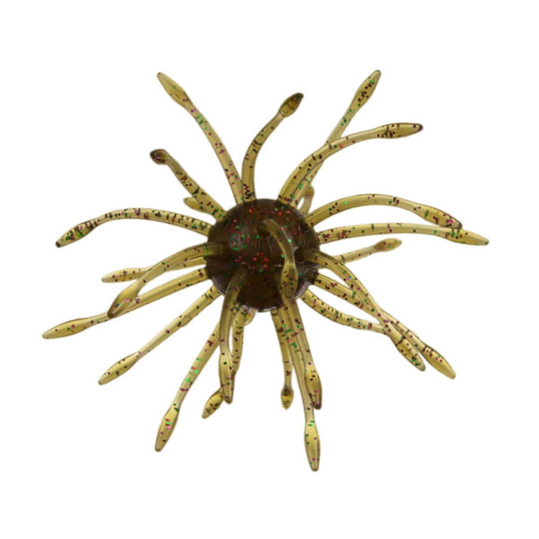 Yamamoto Uni Urchin Bait color Green Pumpkin with Green-Purple Flake