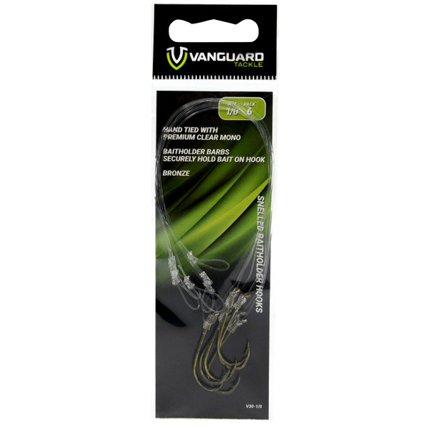 Vanguard Snelled Baitholder Hook
