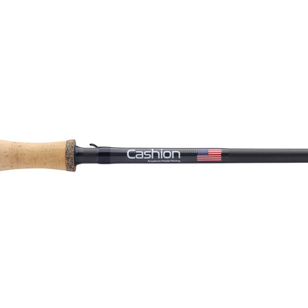 Cashion Element Z2 Inshore Spinning Rod close up of blank showing logo