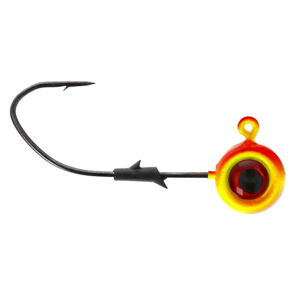 Eagle Claw Lazer Sharp Pro-V Tungsten Pill Jig Head color Sunset