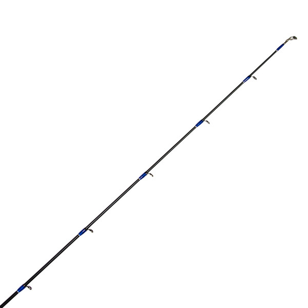 Jenko High Roller Spinning Rod close up of guides and tip 