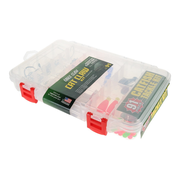 Eagle Claw Cat Claw Catfish Terminal Tackle Kit at an angle
