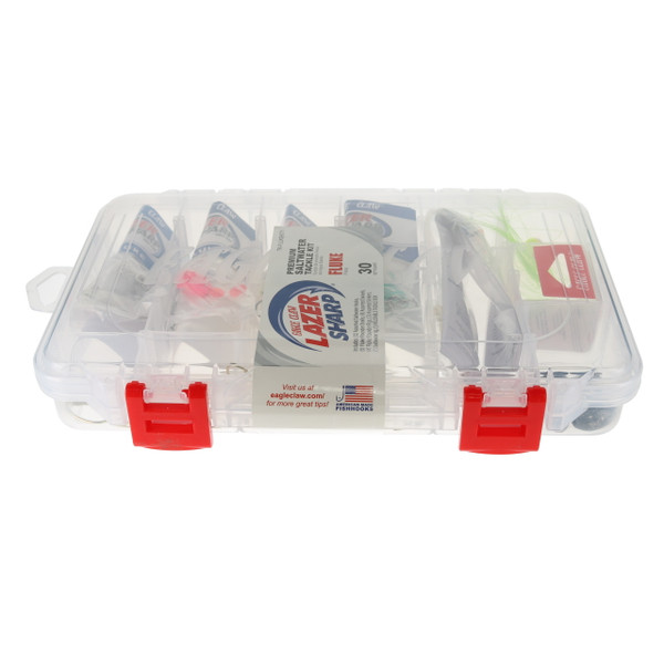 Eagle Claw Fluke Saltwater Tackle Kit angled