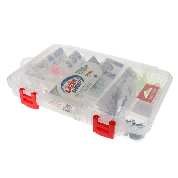 Eagle Claw Fluke Saltwater Tackle Kit angled