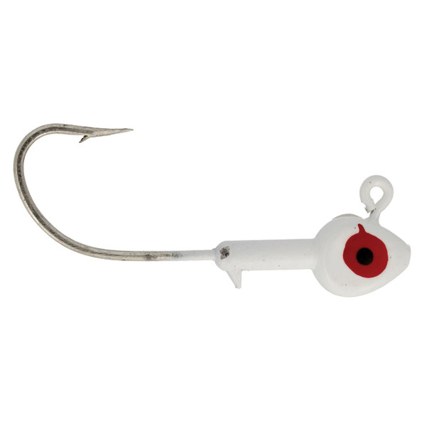 Eagle Claw Saltwater Fishhead Jig Heads color White