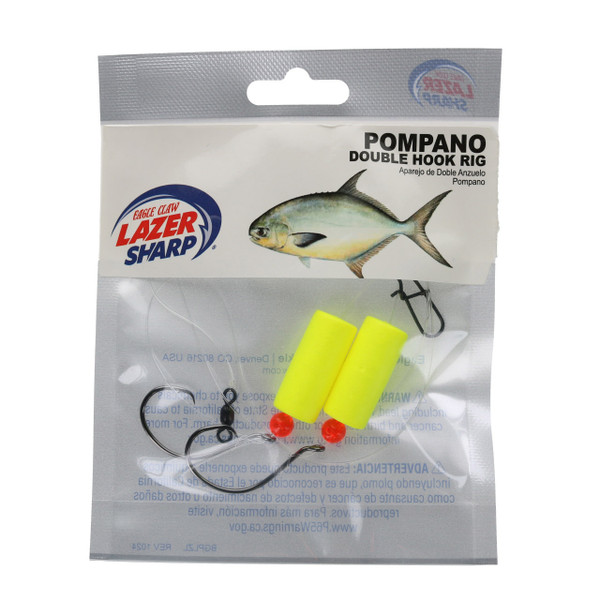 Eagle Claw Lazer Sharp Pompano Cylinder Float Rig in package