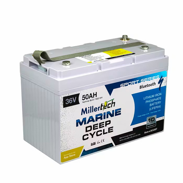 Millertech 36V 50AH Sport Series Lithium Battery with Bluetooth