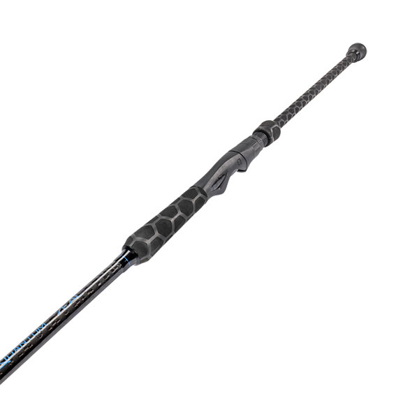 Quantum Zeal Spinning Rod close up of handle