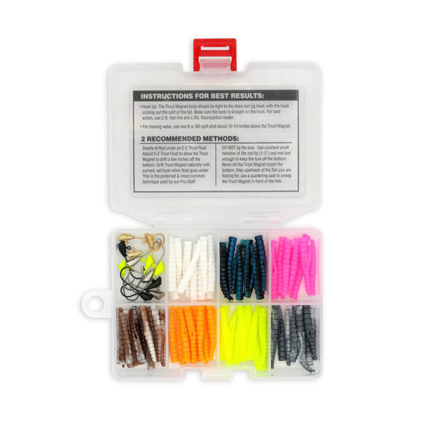 Leland's Lures Trout Magnet TNT Kits opened 