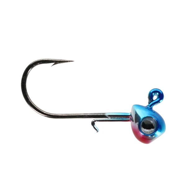 Walleye Nation Creations Tearjerker Tungsten Jig color Blue Chrome