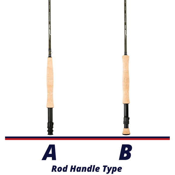 Temple Fork Outfitters Dispatch Fly Rod handle comparison chart 