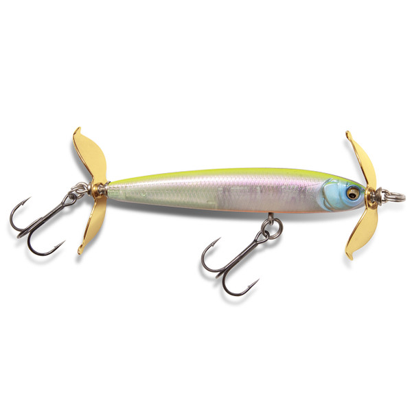 Megabass Level Swimmer Spybait color Aurora Reaction